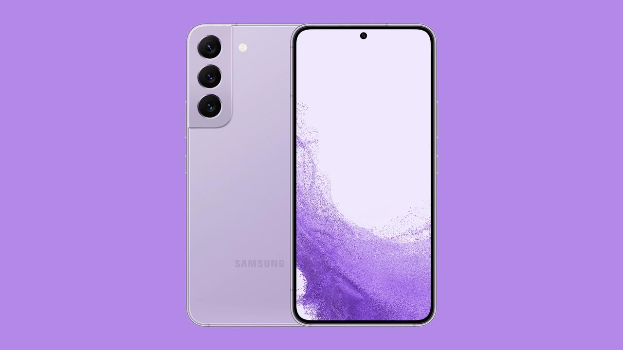 Samsung Galaxy S22 Bora Púrpura Fuga WinFuture