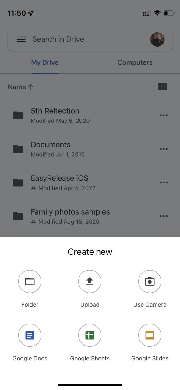 Transfiere fotos de iPhone a Android usando Google Drive 1