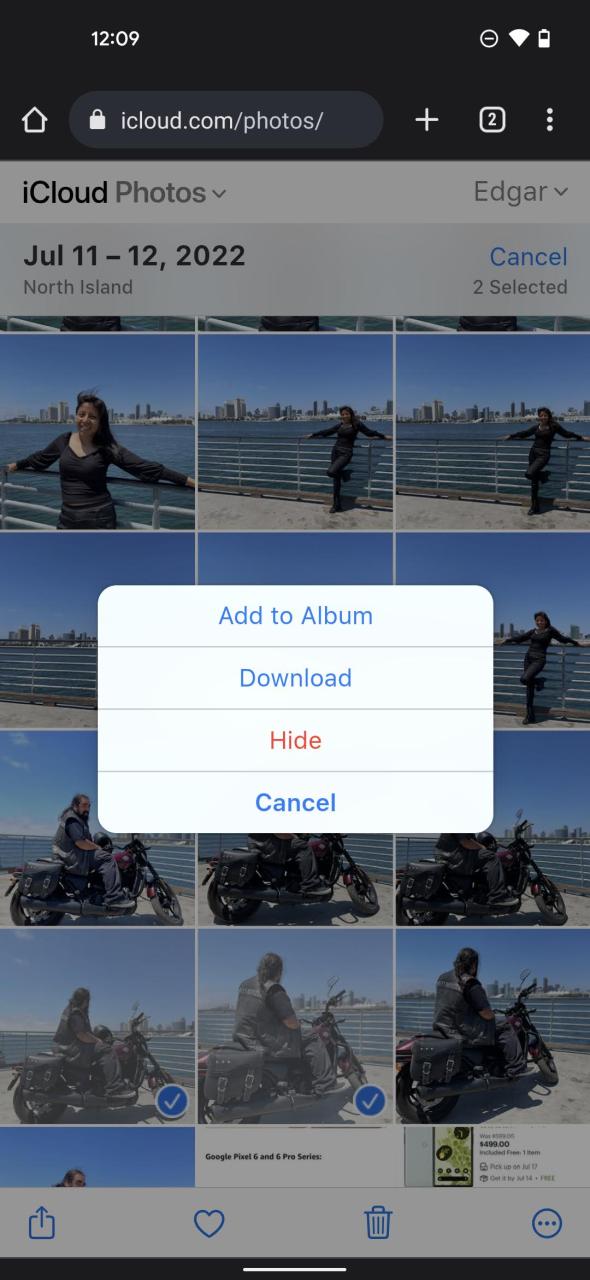Transfiere fotos de iPhone a Android usando iCloud 6