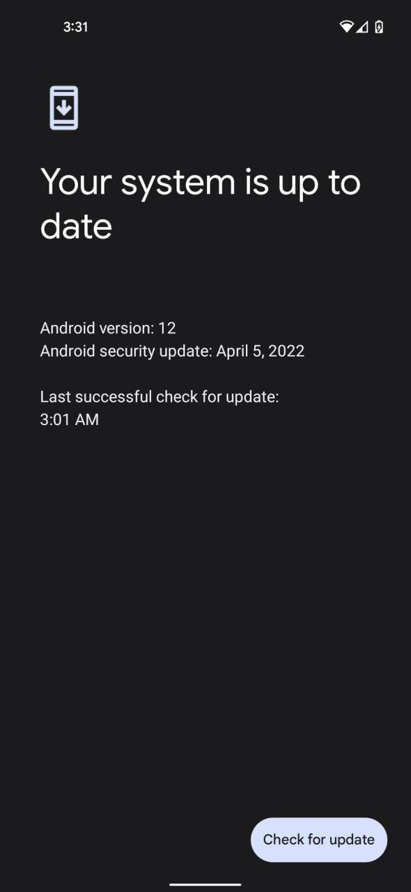 Comprobar las actualizaciones de Android 3
