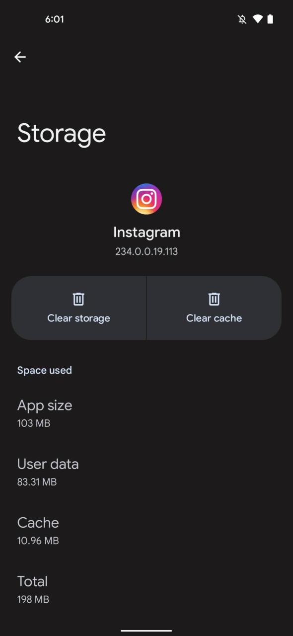 Borrar caché de Instagram 4