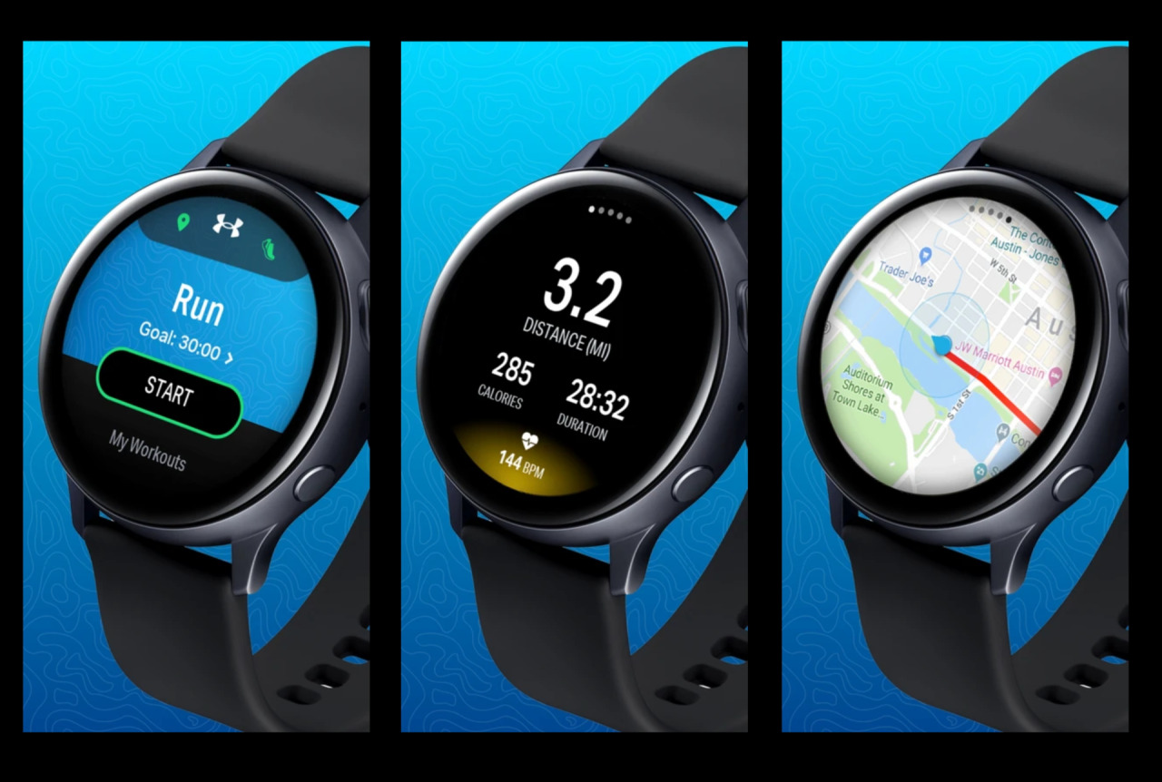 Map My Run, las mejores aplicaciones del Galaxy Watch Active 2