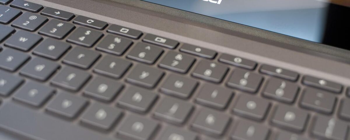 Primer plano del teclado Acer Chromebook Spin 713